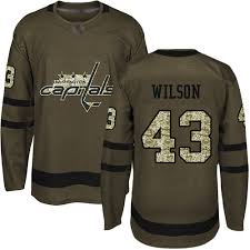 Adidas Authentic Tom Wilson Mens Green Nhl Jersey 43