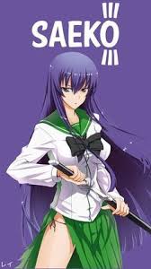 High School Of The Dead Saeko Art Highschoolofthedead Saeko Anime Art School Of The Dead Anime Character Names Anime