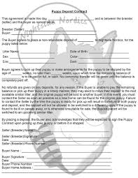 Buyer agrees that he/she understands this contract fully and understands that this contract is under the jurisdiction of the state of oklahoma, in the county of muskogee. Contracts Puppy Application
