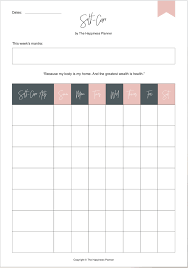 Printables Selflove Therapy Worksheets Planner Happy Planner