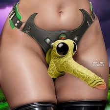 Creature Cocks Horny Play Strap-On Harness with 3 Size O-rings