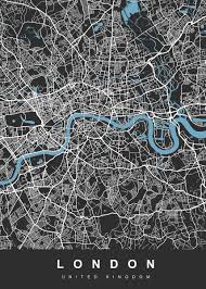 Maybe you would like to learn more about one of these? Map London England Uk Poster By Urbanmaps Displate