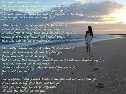 3 Footprints In The Sand 3 Lord I Will Follow You I Know It Is You Who Carries Me Through Standingonhispromises Hewillneverleav Life Gods Grace Tragedy