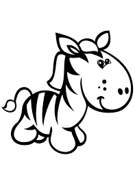 Coloring, mazes, and games keep kids of all ages entertained. Cute Baby Zebra Coloring Pages Only Coloring Pages