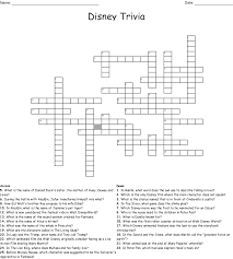Funster 100+ large print easy crossword puzzles: Disney Trivia Crossword Wordmint