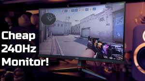 The aoc cq27g2u (cq27g2 in some regions) offers this attractive combination, adopting a va panel which emphasises contrast. Aoc C27g2zu Review A Cheap 240hz Monitor Totallydubbedhd Youtube