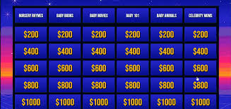 How many is the most surviving children from a single birth? Baby Jeopardy With Answer Key Free Interactive Version