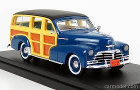 Daz3d and brendan, converted by mindfuck website. Goldvarg Gc045a Masstab 1 43 Chevrolet Fleetmaster Woody 1948 Cuomo Blue Wood