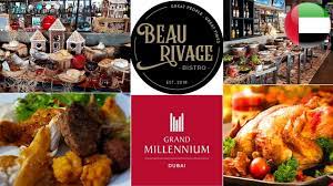 See 74 unbiased reviews of beau rivage bistro, rated 5 of 5 on tripadvisor and ranked cozy bistro bistro with views of dubai canal great menu choices, staff are friendly & excellent environment. Beau Rivage Bistro Grand Millennium Hotel Dubai Christmas Day Brunch 2019 Youtube