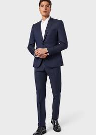 Shop designer brands for casual pants and save big with curbside pickup! Single Breasted Slim Fit Suit In Textured Light Wool Man Emporio Armani