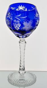 Stunning rare vintage cobalt blue scalloped top 4 heavy wine glasses. Pin On Crystal Blue Persuasion