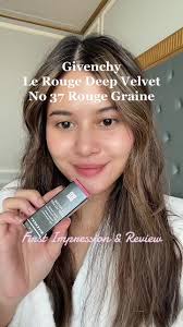 Lagi lagi review red lipstick! Jujur can’t get enough sih 🥺 Kali ini  cobain Givenchy Le Rouge Deep Velvet no 37, menurut kalian gmn nih?