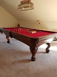 Golden West 8 Solid Wood Genuine Slate Used Pool Tables Billiard Pool Table Billiard Supplies