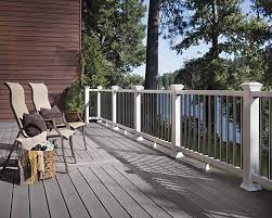 Since that time trex has diligently worked to revise, expand, and perfect their line of composite decking products. Shop Trex Composite Decking Railing At Lowe S Trex