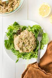 Add salt, pepper, dill and tarragon to taste. Keto Canned Salmon Salad Clean Eating Kitchen