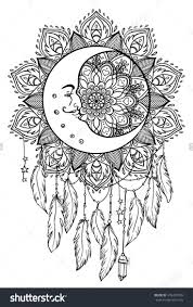 Dreamcatchers are a beautiful symbol of protection. Mandala Dream Catcher Colouring Pages Novocom Top