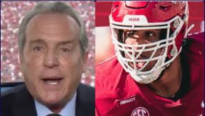 CBS' Brad Nessler Essentially Insults Arkansas' Offensive Line during  Alabama Game Preview