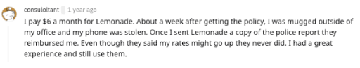 Best Reddit Reviews Of Lemonade Insurance Customer Stories