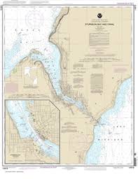 14919 Sturgeon Bay And Canal Nautical Chart