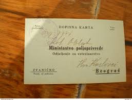 Nordmakedonien fifa 21 jun 11, 2021. Kroatien Dopisna Karta Ndh Kotarska Oblast Irig 1942