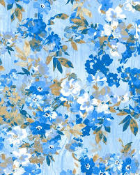 Fields Of Blue Floral Impressions Sky Blue Quilt Fabrics From Www Equilter Com Digital Prints Blue Quilts Abstract Artwork