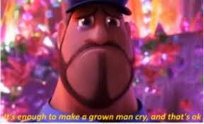 It S Enough To Make A Grown Man Cry Man Cry Lemon Demon Reaction Meme