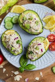 Avocado Chicken Salad Low Carb Keto Paleo Whole30 Lunch Recipe