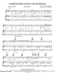 Somewhere Over The Rainbow Sheet Music Judy Garland Download