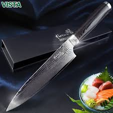 Damascus Knives Chef Knife Japanese Kitchen Knife Damascus Vg10 67 Layer Stainless Steel Knives Ultra S In 2020 Japanese Kitchen Knives Kitchen Knives Japanese Kitchen