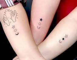 This is just such a cute idea 76 Sibling Tattoos To Get With Brothers And Sisters