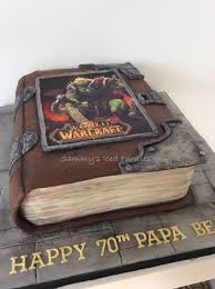 Warcraft Book Birthday Cake Avec Images Gateau Anniversaire Gateau Anniversaire