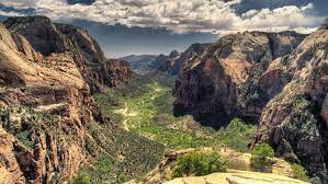 Landscape Nature Canyon Valley Cliff Sunlight Rock Mountain Shadow Hd Wallpaper Desktop Backg Zion National Park Zion National Park Utah National Parks