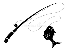 Additionally, you can browse for other cliparts from related tags on topics art black, art image, black, black and white. Fishing Logo Black And White Illustration Of A Fish Hunting For Bait Predatory Fish On The Hook Fishing On The Rod Stock Vector Illustration Of Isolated Fishing 157739997