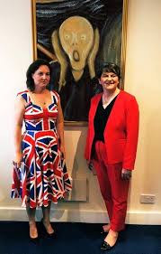 Dup leader arlene foster speaking in a northern ireland assembly debate focused on the action of sinn fein ministers who. Leeds For Europe Arlene Foster Leader Of The Dup In What Must Be The Photo Of The Week Mind You Geri Halliwell Has Changed A Bit Facebook