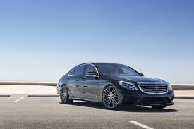 Extremely Elegant Black Mercedes S Class Improved With Chrome Billet Grille Benz Mercedes S Class Mercedes