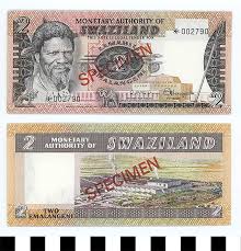 Get live exchange rates, historical rates & charts for usd to szl with xe's free currency calculator. Bank Note Swaziland 2 Emalangeni Search The Collection Spurlock Museum U Of I