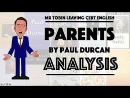 Leaving Cert Poetry Parents Paul Durcan Youtube