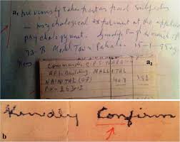 This letter is completely illegible. Forensic Study On The Effect Of Age And Illness Parkinsonism On Handwriting Characteristics Egyptian Journal Of Forensic Sciences Full Text