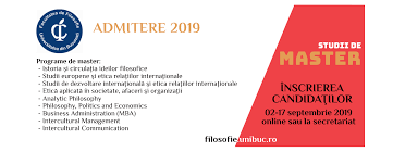 Dosarul de înscriere la masterat trebuie să cuprindă Admitere Master Facultatea De Filosofie