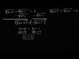Label it with the given information. Solving Square Root Equations No Solution Video Khan Academy