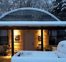 Cabin In The Snow Quonset Hut Homes Quonset Hut Quonset Homes