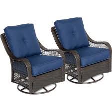 Alcott Hill Innsbrook Patio Chair With Cushion Reviews Wayfair Swivel Rocking Chair Navy Blue Cushions Fabric Lounge Chair