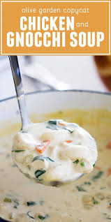 Olive Garden Chicken And Gnocchi Soup Taste And Tell Recipe Gnocchi Recipes Soup Recipes Olive Garden Chicken Gnocchi