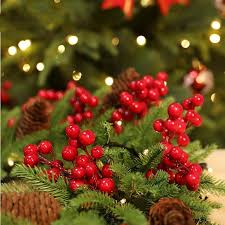 Beautiful christmas decoration ideas in red domination 01. Red Berries Berry String Bundle Christmas Decoration Tree Garland Wreath Diy Supplies Artificial Flowers Fruit New Year Wedding Pendant Drop Ornaments Aliexpress