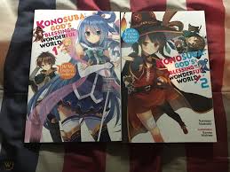Konosuba Light Novels 1 2 English 1882160515