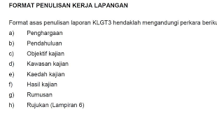 Pihak sekolah bertanggungjawab memastikan klgt3 dilaksanakan mengikut tempoh. Geografi Pt3 Laporan Kajian Lapangan
