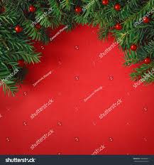 Creative Layout Made Of Christmas Tree Branches On Red Background Flat Lay Nature Christmas Christmas Tree Branches How To Make Christmas Tree Tree Branches