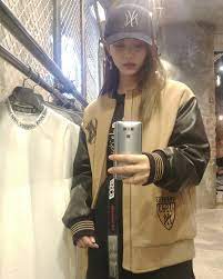 twice x mlb korea in 2021 mens winter fashion twice military jacket
