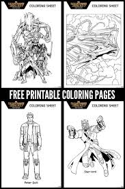 We have over 3,000 coloring pages available for you to view and print for free. Free Printable Marvel Guardians Of The Galaxy Coloring Pages And Activity Sheets Comic Con Family