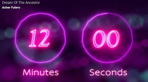 12 minutes timer will count for 720 seconds. 12 Minute Timer With Relaxing Music Purple Background And Countdown Youtube